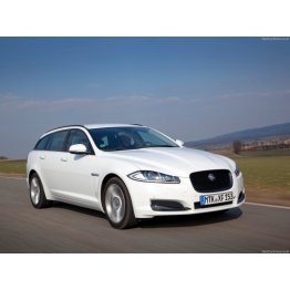 Накладки сплиттеры на пороги на Jaguar XF I